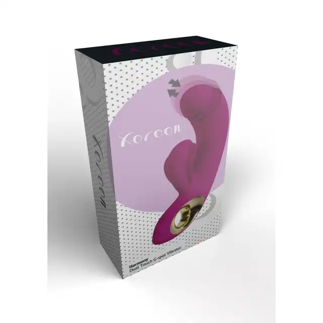 Xocoon - Harmony Dual Touch G-spot Vibrator. Potężny wibrator z ruchomym stymulatorem punktu G i ze stymulacją łechtaczki