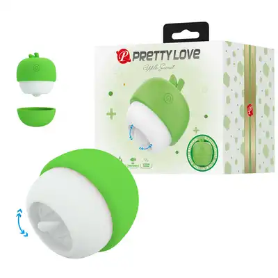 Pretty Love - Apple Secret 12 Licking Sensations. Mini wibrator łechtaczkowy o kształcie jabłka, zabawka incognito, idealny przyjaciel każdej kobiety