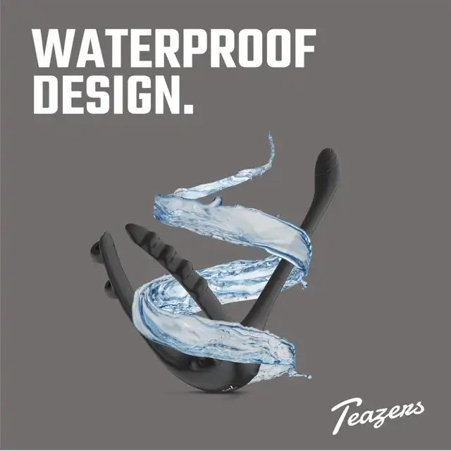 Teazers - Triple Prostate Vibrator with Remote. Stymulator prostaty z regulowanym ringiem, kompleksowa stymulacja w jednym urządzeniu