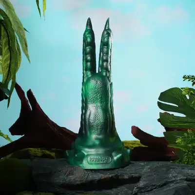 LoveToy - Savage Charm Double-Claw. Fantazyjne podwójne silkonowe dildo z pazurami i wibracjami. SUPER MOCNE!!!