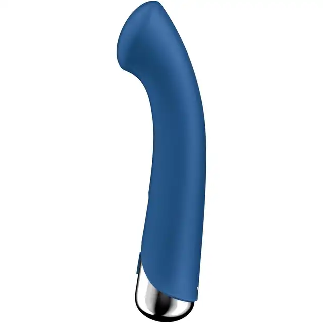 Satisfyer - Spinning G-Spot 1 Blue. Innowacyjny obrotowy wibrator punktu G z 12 programami wibracji i rotacji dla intensywnych doznań