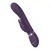 Vive - Tama Wave &amp; Vibrating G-Spot Rabbit Purple. Podwójny wibrator, łączy falowy ruch z intensywną wibracją, oferując niezrównane doznania