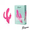 Teazers - Double Rabbit Vibrator. Podwójny wibrator królik: Intensywna stymulacja łechtaczki, punktu G i strefy analnej w jednym