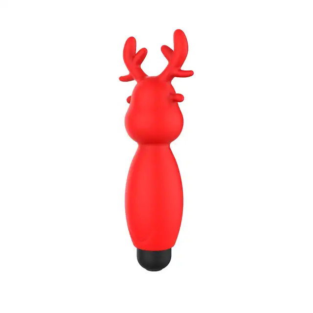 Erospace - Sweet Play Mini Rendeer Vibrator. Mini wibrator w kształcie renifera, dyskretna przyjemność zawsze pod ręką