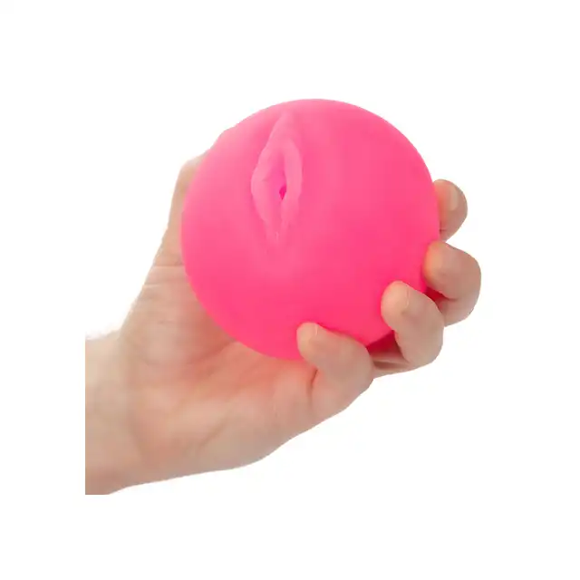 CalExotics - Pop Sock Pussy Ass. Dwuwejściowy różowy masturbator, realistyczny materiał, łatwa pielęgnacja