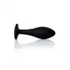 B-Series - Silicone Plug Clear M. Ekskluzywny plug analny z silikonowym wykończeniem i eleganckim diamencikiem w rozmiarze M