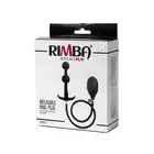 Rimba Latex Play - Inflatable Anal Plug with Double Balloon and Pump. Nadzwyczajny lateksowy nadmuchiwany korek analny z podwójnym balonem i pompką