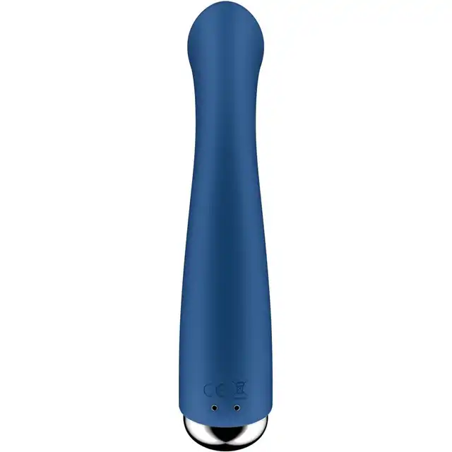 Satisfyer - Spinning G-Spot 1 Blue. Innowacyjny obrotowy wibrator punktu G z 12 programami wibracji i rotacji dla intensywnych doznań
