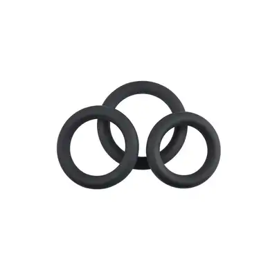 Evolved - Selopa 3 Ring Circus. Zestaw trzech elastycznych pierścieni na penisa dopasowany do indywidualnych potrzeb 
