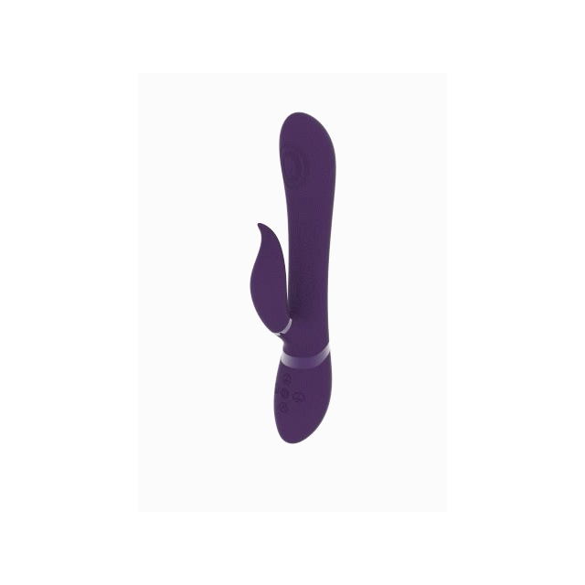 Vive - Etsu Pulse Wave G-Spot Rabbit &amp; Clitoral Stimulator Purple. Podwójny wibrator z 4 wymiennym silikonowymi końcówkami i3 sterowanymi silnikami