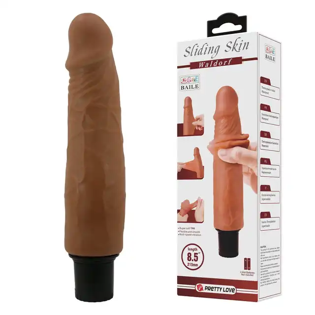 Baile - Waldorf. Realistyczne dildo z funkcją wibracji, które wnosi nowy wymiar intensywnych doznań.