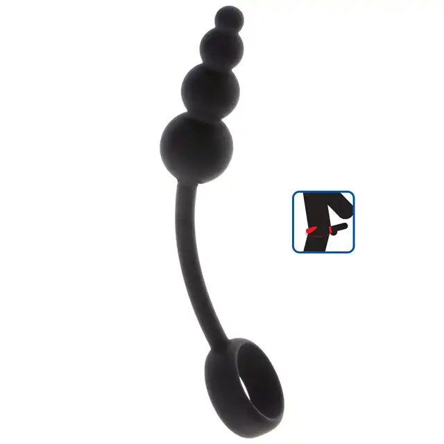 ToyJoy - Manpower Anal Plug &amp; Cock Ring. Wszechstronny silikonowy buttplug, stymulacja prostaty, mocne erekcje