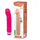 Baile - Barbara Classic Jelly Vibe Red. Klasyczny wibrator o realistycznym kształcie, naturalne doznania w połączeniu z wygodą użytkowania