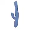 Loveline - Blue Nova Warming Rotating Beads and Thrusting Rabbit Vibrator. Ogrzewany, wibrujący wibrator z króliczkiem dla jeszcze większej przyjemności