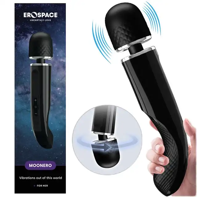 Erospace - Moodero Cosmic Wand.  Stylowy i nowoczesny wibrator różdżka, który łączy w sobie design, funkcjonalność i niezawodność. 