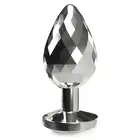 ToyJoy - Disco Diamond Plug Small. Korek analny o unikatowej teksturze, ozdobiony lśniącym kryształkiem.