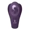 Vive - Yoko Triple Action Vibrator Dual Prongs with Clitoral Pulse Wave Purple. Wyjątkowy stymulator łechtaczki i punktu G, innowacyjny design