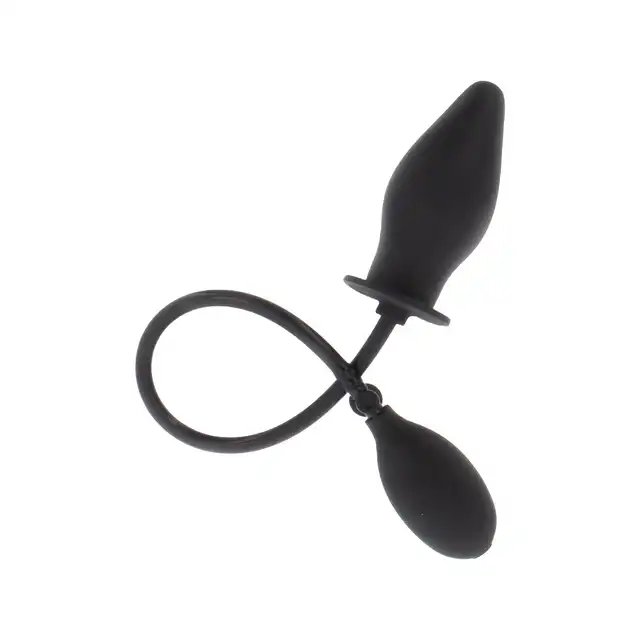 Hidden Desire - Inflatable Butt Plug Advanced. Klasyczny gładki pompowany korek analny, poszerz granice swojej możliwości
