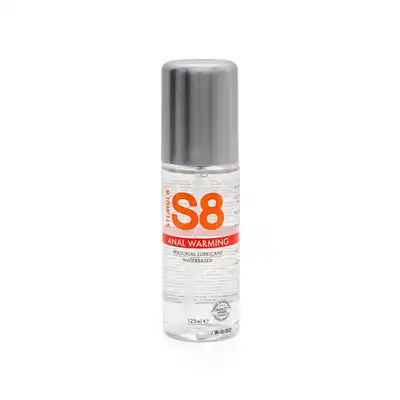 S8 - Anal Warming Personal Waterbased Lubricant 125ml. Rozgrzewający lubrykant analny na bazie wody, dodaj odrobinę ciepła i zmysłowości