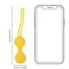 Loveline - Kegel Ball Exercise Set Lemonade Yellow. Zestaw 3 kulek gejszy do treningu mięśni kegla