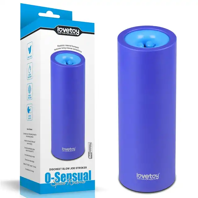 LoveToy - Masturbator O-Sensual Range. Wytrzymały, wodoodporny, dyskretny design z wypustkami stymulującymi