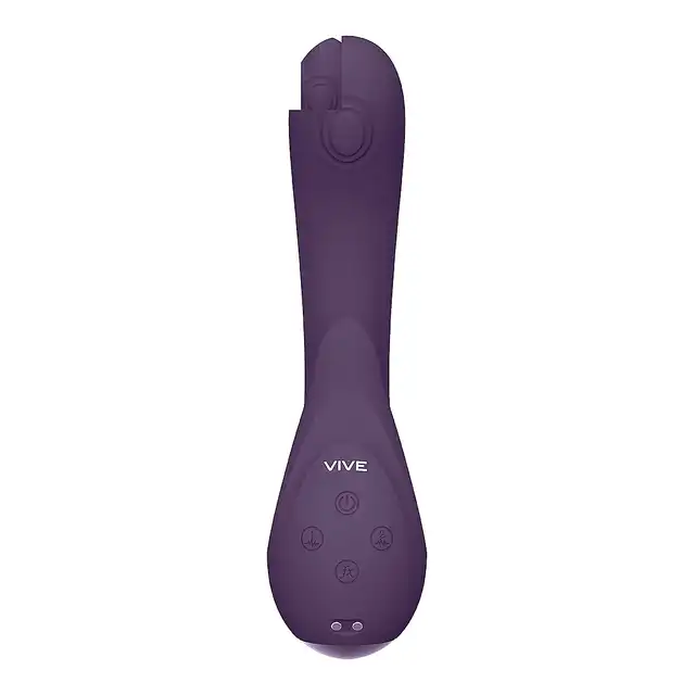 Vive - Miki Pulse Wave &amp; Flickering G-Spot Vibrator Purple. Innowacyjny i potężny wibrator z trzema niezależnie sterowanymi silnikami nowej generacji