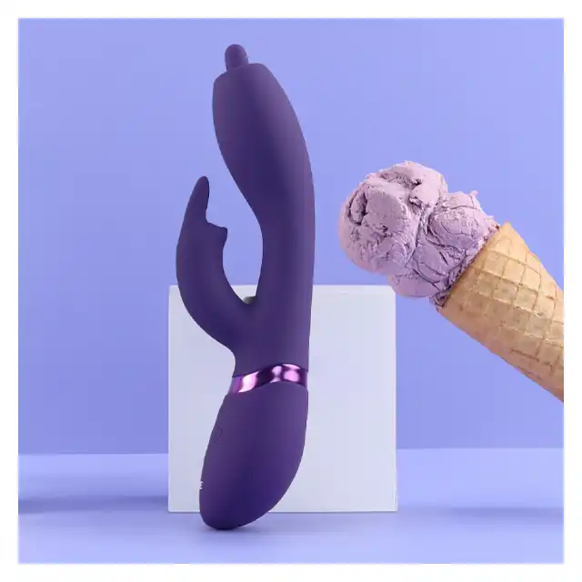 Vive - Nilo Pinpoint Rotating G-spot Rabbit Purple. Zaawansowany wibrator punktu G z funkcją obrotu 360 stopni i wibracji 