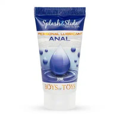 Boys Of Toys - Personal Anal Lubricant Splach &amp; Slide 30 ml.  Wodny żel nawilżający do komfortowego seksu analnego