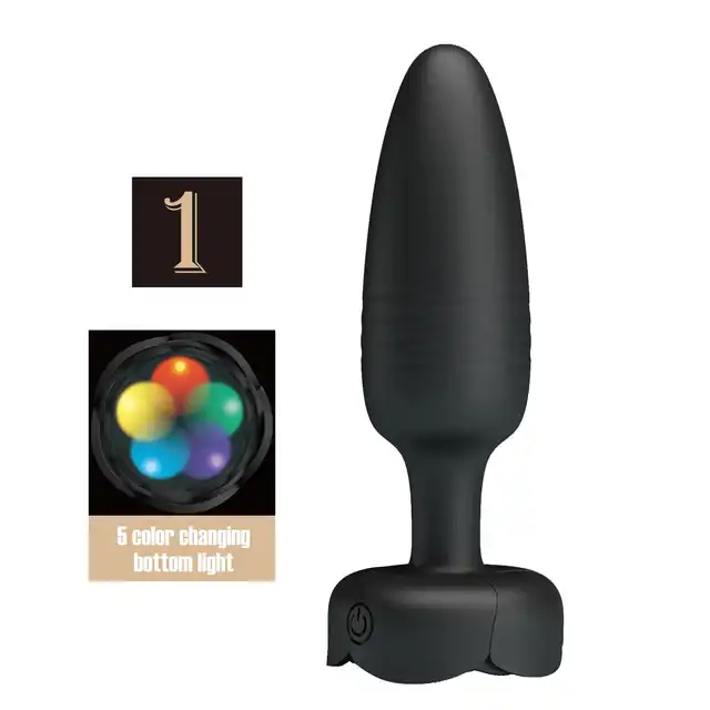 Pretty Love - Tarion. Ruchomy korek analny z podświetleniem LED i 10 trybami wibracji, ruch posuwisty!