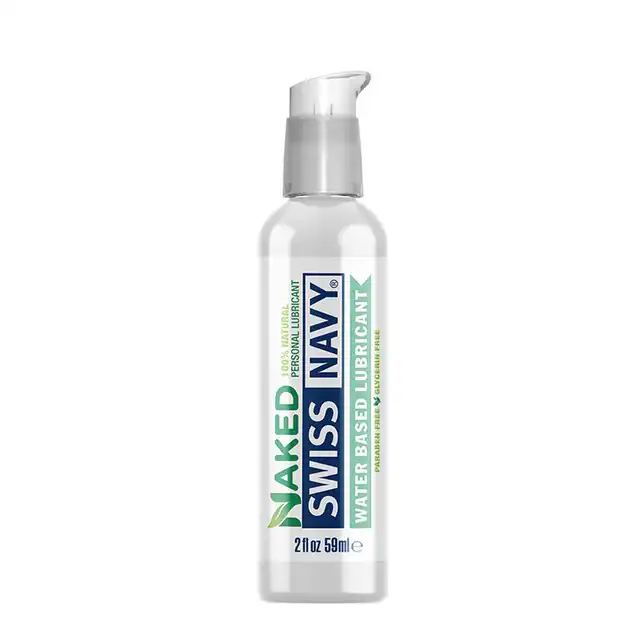 Swiss Navy - Naked All Natural. Hipoalergiczny, wodny lubrykant, bez parabenów, o zapachu aloesu 59ml