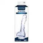 Ice Crystals Collection - Intruder 7". Realistyczne przezroczyste dildo o szczegółowo odwzorowanej strukturze, miękki i elastyczny materiał
