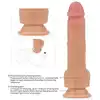 LoveToy - 8.5" Nature Cock Rotating. Silikonowy wibrator z rotacją i podgrzewaniem – 5 trybów wibracji, wodoodporny, z podstawą ssącą