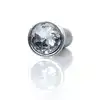 B-Series - Silver Plug Clear S. Ekskluzywna biżuteria analna ze stali nierdzewnej: elegancja, bezpieczeństwo i zmysłowe doznania w jednym