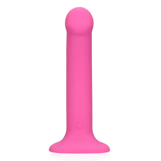 Loveline - Non-Phallic Vibrating Dildo Powerful Pink. Wibrujące dildo zaprojektowane z myślą o jak największym komforcie