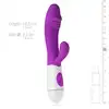 Teazers - Realistic Rabbit Vibrator Purple. Podwójny wibrator z stymulującymi żłobieniami, idealna stymulacja