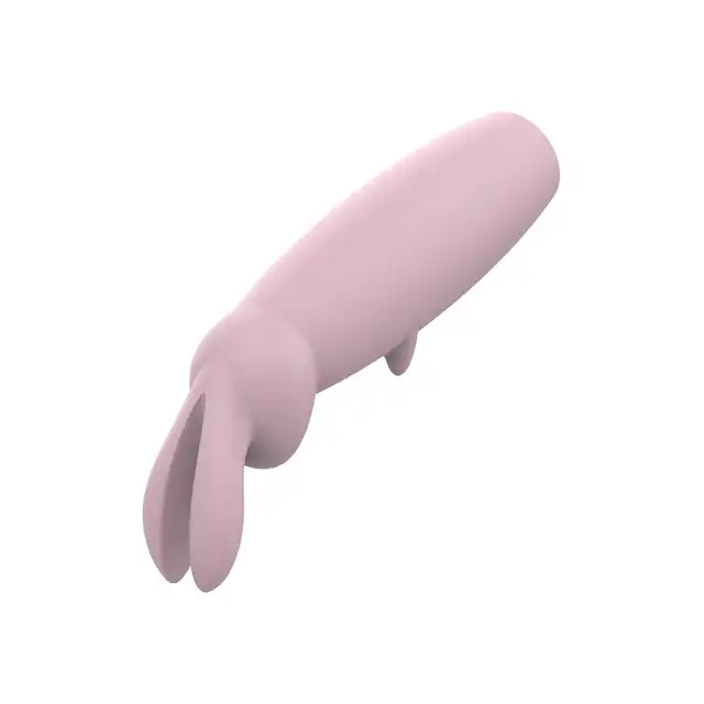 Nude - Hazel Rabbit Massager. Niewielki wibrator z króliczymi uszkami do stymulacji łechtaczki z 10 wibracjami i 3 prędkościami