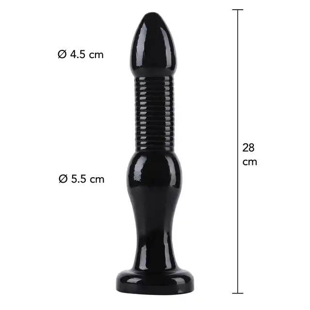 Hidden Desire - Extreme Buttplug XXL. Zabawka analna z szeroką podstawą, gładką powierzchnią i bezpieczną konstrukcją
