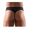 Svenjoyment -  PT Men`s String S. Czarny string z bawełny organicznej dla aktywnego i stylowego mężczyzny.