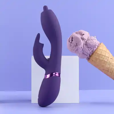Vive - Nilo Pinpoint Rotating G-spot Rabbit Purple. Zaawansowany wibrator punktu G z funkcją obrotu 360 stopni i wibracji 