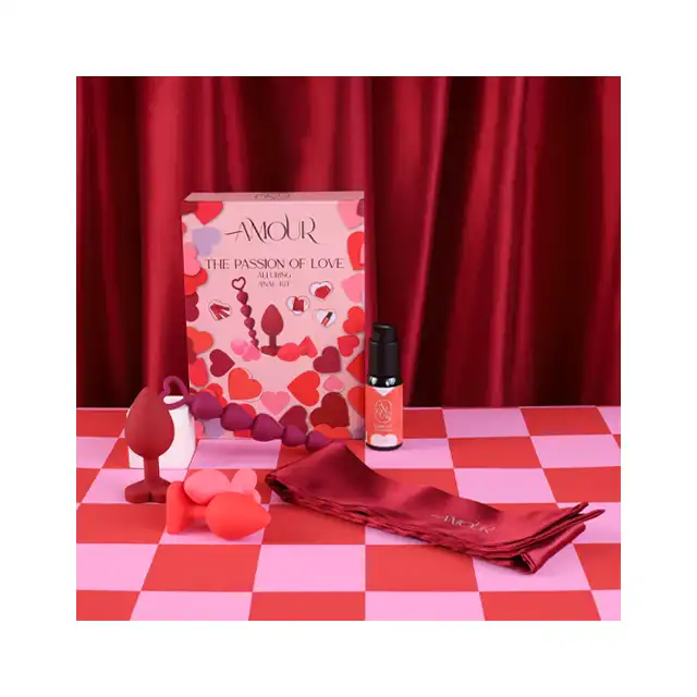 Amour - The Passion Of Love Alluring Anal Kit. Idealny zestaw zabawek analnych do odkrywania przyjemności z treningu analnego