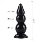 Hidden Desire - Extreme Buttplug Balls XL 23cm. Zabawka analna z szeroką podstawą, gładką powierzchnią i bezpieczną konstrukcją