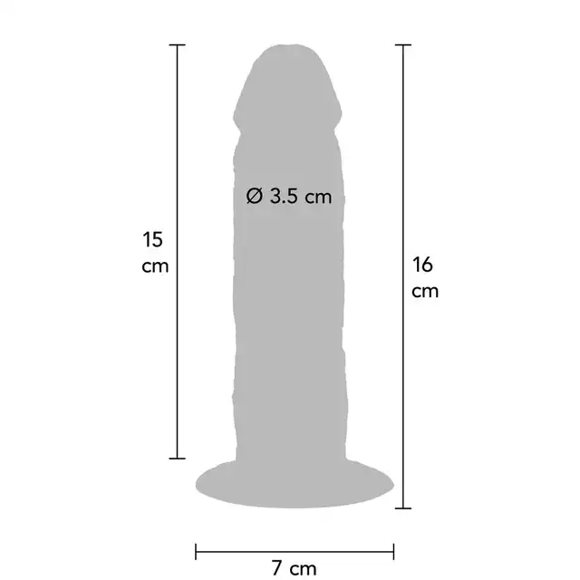 ToyJoy Foreskin Dong Silicone 15 cm - Niezwykle realistyczne dildo z przyssawką i ruchoma skórą.