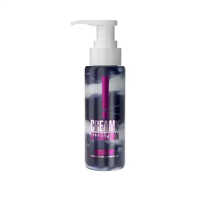 Intt - Creamy Attraction Black Berry. Jadalny kremowo-żelowy afrodyzjak o smaku jeżyny do pocałunków i masażu.