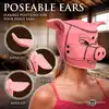 Master Series Swine - Pig Neoprene Hood. Maska fantasy roleplay w kształcie łba świni, wytrzymały neopren, uwolnij swoją wewnętrzną świnię