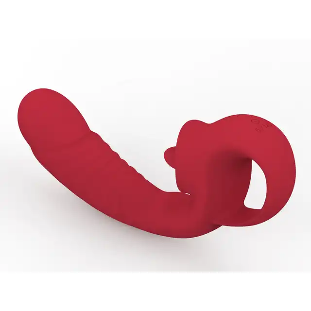 BSeries - Rechargeable Licking Vibrator. Liżący wibrator z 10 funkcjami wibracji i realistycznym ruchem języka