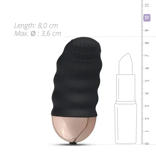 Teazers - Ribbed Vibrating Egg With Remote Control. Żebrowane wibrujące jajeczko z pilotem, pełna kontrola i komfort