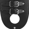 OUCH! - Leather Chastity Belt with Straps. Skórzany pas cnoty z paskami.
