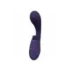 Vive Gen - Triple Motor G-Spot Vibrator with Pulse Wave and Vibrating Bristles - Purple