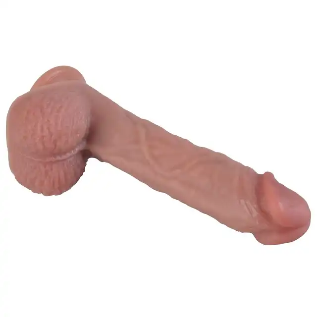 Erospace - Natural Play D5. Realistyczne dildo 21 cm z wysokiej jakości silikonu – intensywna przyjemność i komfort. 