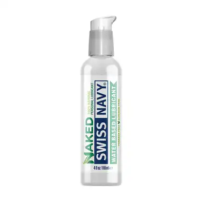 Swiss Navy - Naked All Natural. Hipoalergiczny, wodny lubrykant, bez parabenów, o zapachu aloesu 118 ml